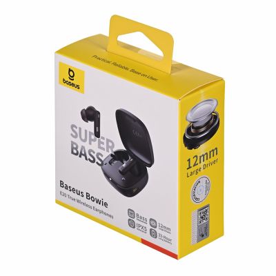 10. Baseus Bowie E20 Kabellose Kopfhörer (Schwarz)