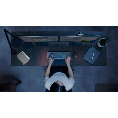 12. Logitech MX Keys S Combo Graphite Tastatur + Maus