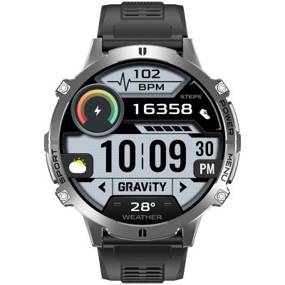 5. Smartwatch Gravity Graphitarmband + Armband GT42-3