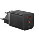 4. Baseus GaN5 Pro 40W 2xUSB-C Wandladegerät – Schwarz