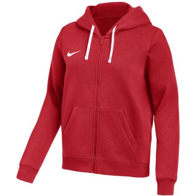 3. Nike Park 26 Fleece-Kapuzenpullover mit durchgehendem Reißverschluss, Damen, Rot, IB1230 657
