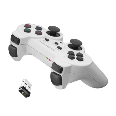8. Esperanza GLADIATOR EGG108W Wireless Gamepad (PC, PS3; weiß)