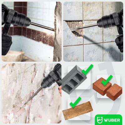 15. Bohrhammer mit 4-J-Schlagenergie, 2500 W, W28920 WUBER
