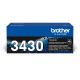 4. Brother Toner Schwarz TN3430=TN-3430, 3000 Seiten