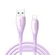 Joyroom S-A59 Vibrant Series 3A USB-A - Lightning Kabel 1,2 m - lila