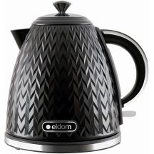 ELDOM NELA Wasserkocher, Fassungsvermögen 1,7 l, Leistung 2000 W, Schwarz C26