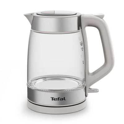 12. Tefal Wasserkocher KI605B30, 1,7 l, 2200 W, Grau, Silber, Transparent