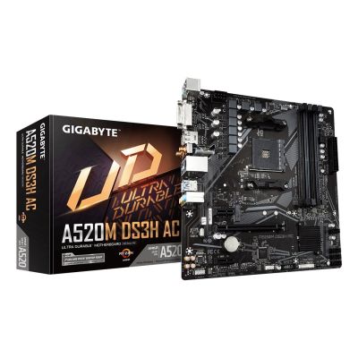 7. Gigabyte A520M DS3H AC Motherboard (A520. AM4.mATX.DDR4)