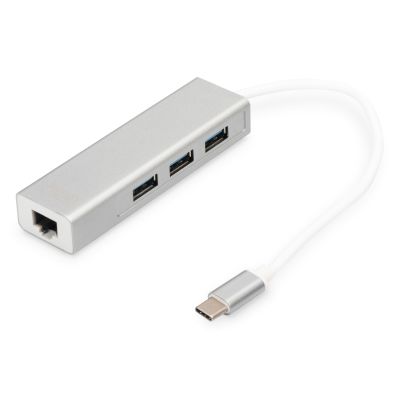 6. Digitus Hub USB 3.0 Typ-C™ mit Gigabit-Ethernet