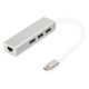 6. Digitus Hub USB 3.0 Typ-C™ mit Gigabit-Ethernet