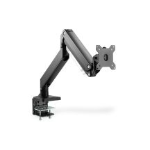 Einzelner Tischarm mit Klemme für 1xLCD mit Gasfeder, max. 35 Zoll und 15 kg