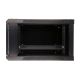 6. Extralink 6U 600x600 Schwarzer Wand-Rackschrank