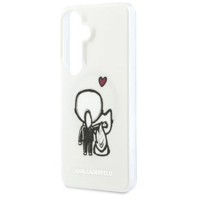 6. Karl Lagerfeld IML Karl&Choupette MagSafe Hülle für Samsung Galaxy S26 - Transparent