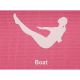 12. Faltbare Yogamatte 1700x600x5MM Rosa Enero Fit