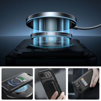6. Tech-Protect Kevlar Magsafe Hülle für iPhone 16e / 17e - Schwarz