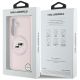 8. Karl Lagerfeld Silikon Double Heads And Circle MagSafe Samsung Galaxy S25 Plus Hülle rosa