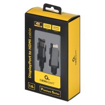 GEMBIRD-KABEL DISPLAYPORT M -> HDMI M/M 4K, 1,8 M
