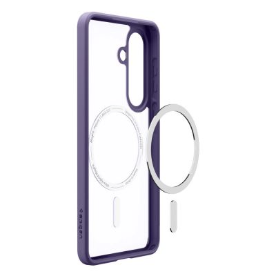 4. Spigen Ultra Hybrid Mag MagSafe Hülle für Samsung Galaxy S26+ - Transparentes Marineblau