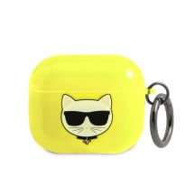 Karl Lagerfeld Choupette Case für AirPods 3 – Gelb