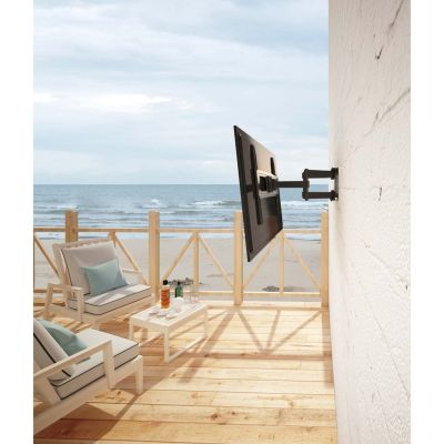 10. Manhattan Outdoor-TV-Wandhalterung, voll beweglich, 37–86 Zoll, 50 kg