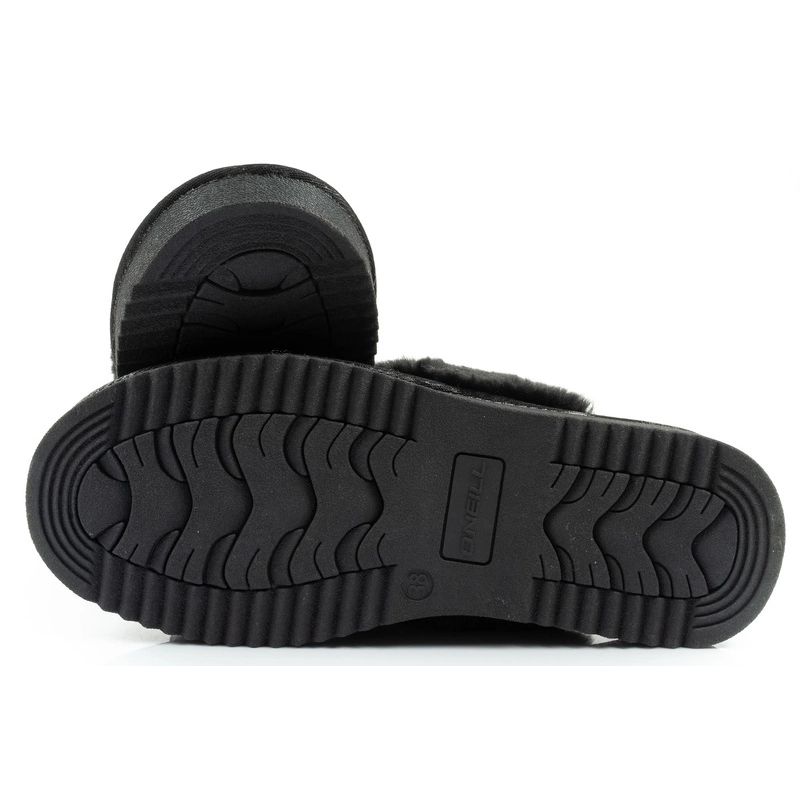 9. O'neill Pomnio Damen Hausschuhe, isolierte Slipper, modisch, warm, Schwarz