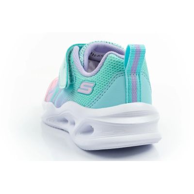 5. Skechers Color Breeze LED Kinder-Sportschuhe für Mädchen, Türkis