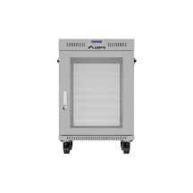 LANBERG Standschrank 19" 15U 600x600 LCD Grau