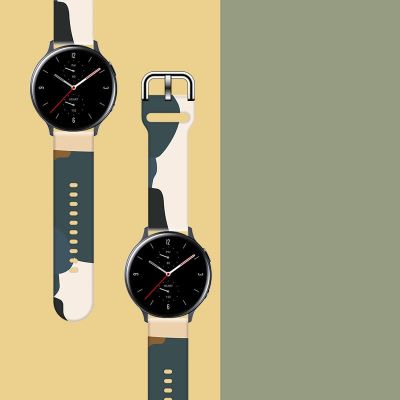 3. Strap Moro für Samsung Galaxy Watch 40 / 41 / 42 / 43 / 44 mm Silikonarmband Uhrenarmband - Muster 13