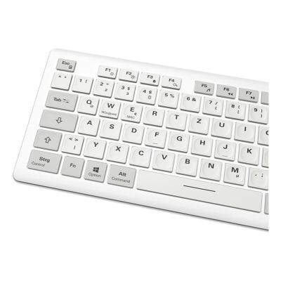 6. Sharkoon OfficePal K30W weiße Tastatur für Zuhause/Büro, USB, QWERTZ, Deutsch, Weiß