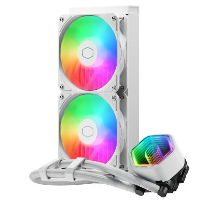 3. Cooler Master MasterLiquid 240 Core II White Prozessor-Flüssigkeitskühlungsset 12cm Weiß