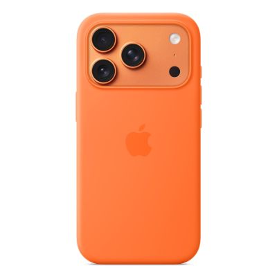 Apple iPhone 17 Pro Silikonhülle mit MagSafe – Orange