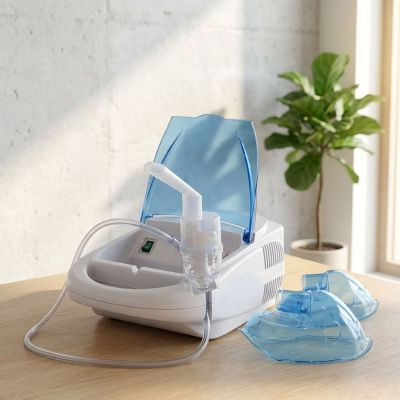 18. Esperanza ZEPHYR ECN002 Kompressorinhalator (weiß, blau)