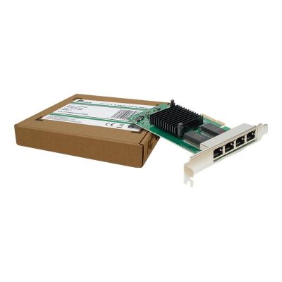 3. INTER-TECH Argus ST-7238 – Quad-LAN Intel i350 Netzwerkkarte: Prüfsummenberechnung und Offload-Segmentierung VT-c VMDq SR-IOV