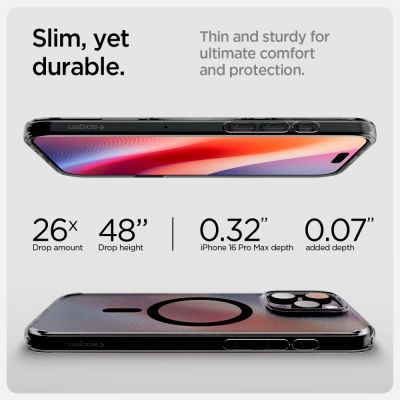 10. Spigen Ultra Hybrid „T“ MagSafe Hülle für iPhone 16 Pro Max – Schwarz