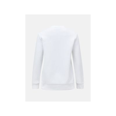 4. Peak Performance Damen-Sweatshirt mit kleinem Logo, Weiß