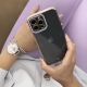 4. Fashion Case für iPhone 12 Pro Gold Frame Gel Cover Rot