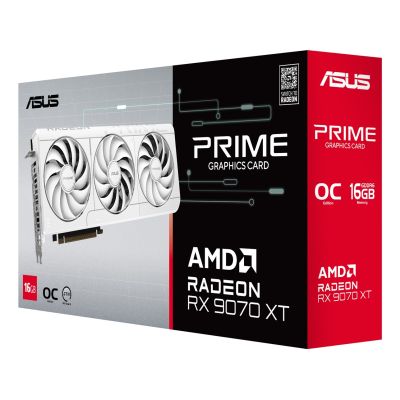 7. Grafikkarte ASUS PRIME RX9070XT O16G WEISS