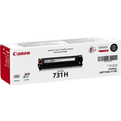 Canon 731H Tonerkartusche, 1 Stück, Original Schwarz