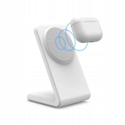 7. Tech-Protect QI15W-A38 MagSafe kabelloses Ladegerät – Weiß