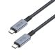 4. Tech-Protect UltraBoost Max USB-C 4.0 / USB-C 4.0 PD-Kabel 240 W 8K 40 Gbit/s 1 m – Grau