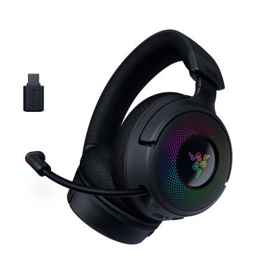 13. Razer Kraken V4 Kabelloses Gaming-Headset mit Bügel, USB Typ-A, Bluetooth, Schwarz