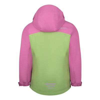 2. Trollkids Mädchen Bryggen 3in1 Jacke Malvenrosa/Pistaziengrün/Wildrose (419-242)