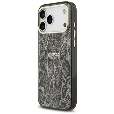 2. Guess MagSafe-Hülle mit Pythonmuster für iPhone 17 Pro Max – Schwarz
