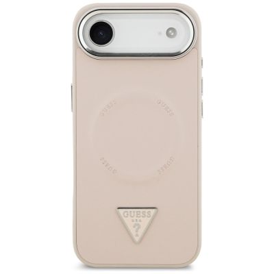3. Guess Triangle Logo MagSafe Hülle für iPhone Air - Pink