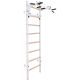 5. Turnwand-Stangen aus Holz und Metall mit Hantelbank K 231W