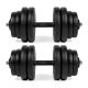 7. VIRTUFIT VERSTELLBARE HANTEL - VINYL - 15 KG