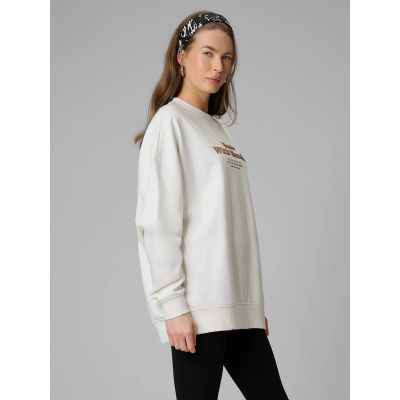 2. Oversize-Sweatshirt für Damen ohne Kapuze 4F 4FRSS26TSWSF2993-11S
