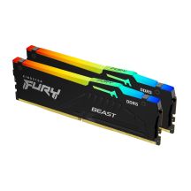 Kingston FURY DDR5 64 GB (2x32 GB) 5600 MHz CL36 Beast Black RGB EXPO AMD