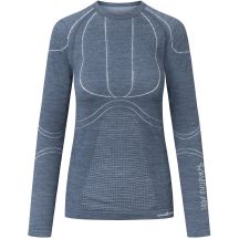 VIKING Lana Pro Langarm-Merino-Unterwäsche für Damen, Grau, XL