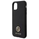 6. Guess Strass Metall Logo iPhone 11 / Xr 6.1" Hülle - Schwarz